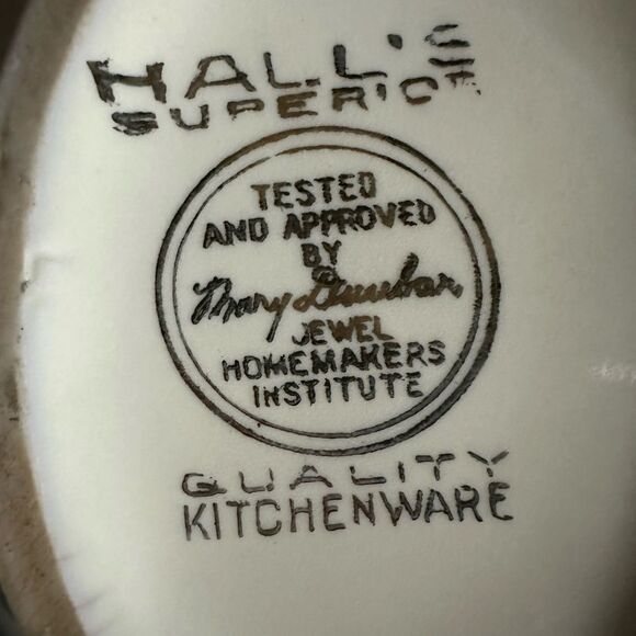 Vintage Hall's Superior Quality Aladdin Teapot with Infuser Autumn leaves - Picture 8 of 8